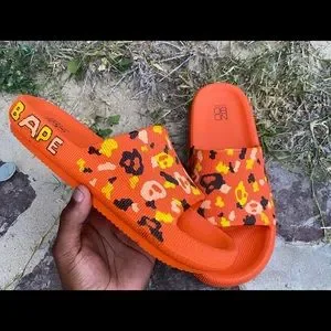 Bape | Shoes | Orange Bape Slide | Poshmark display picture 1